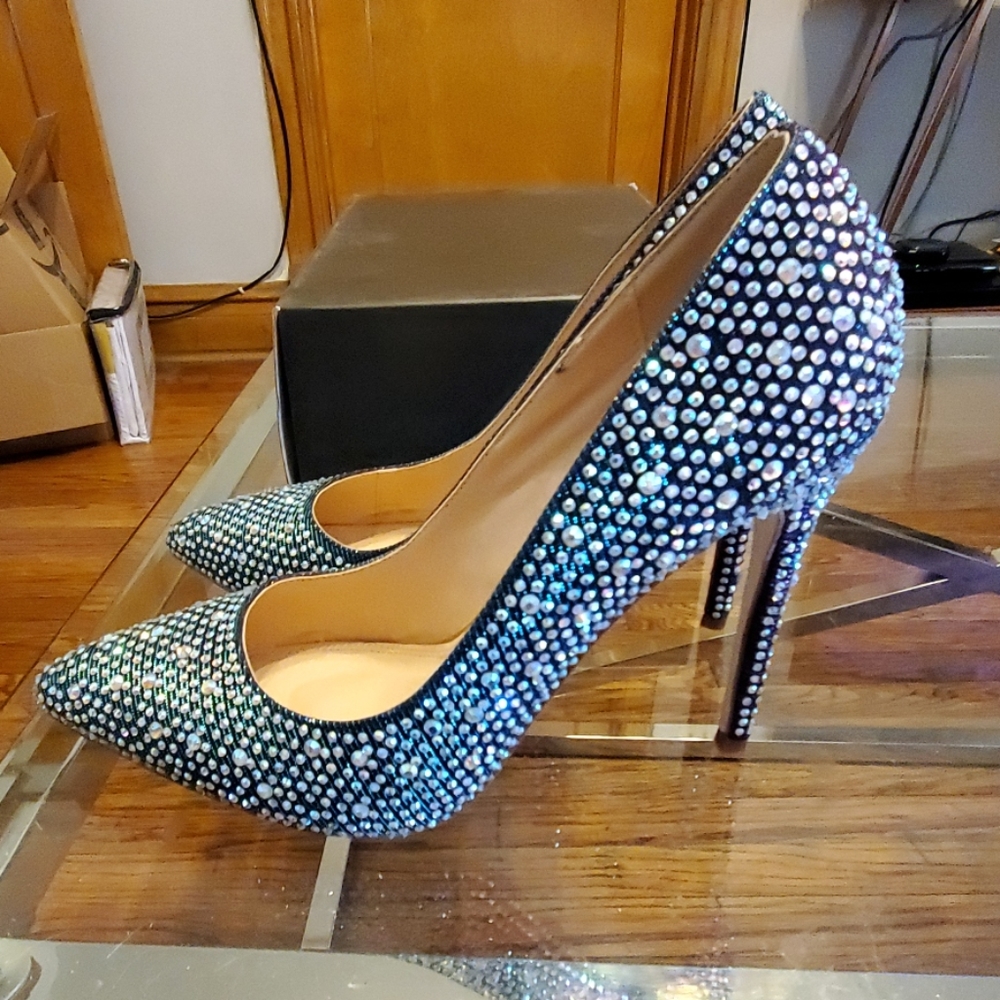 Crystal-studded Stilettos